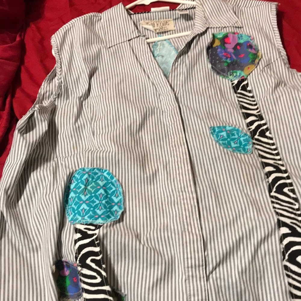 Patchwork Summer Blouse - image 2